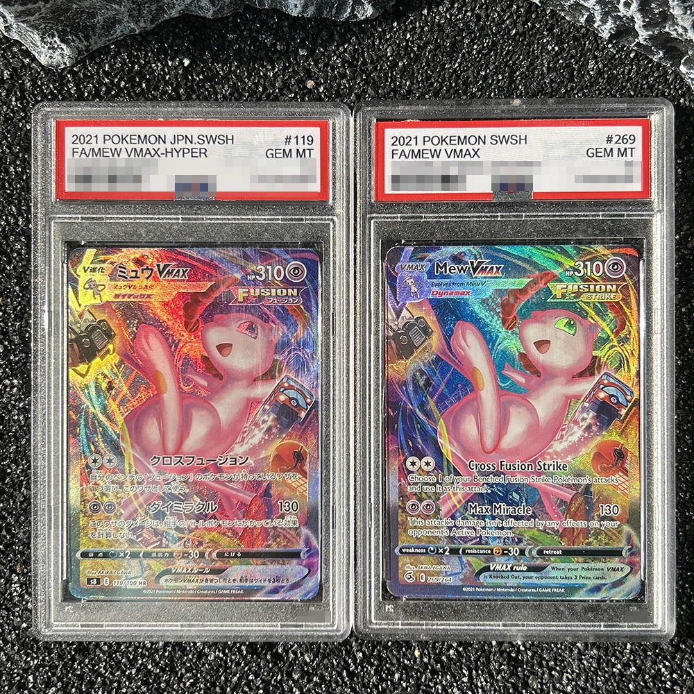 

1 шт. Diy английская японская версия PTCG Mewtwo рейтинг карты хобби хобби коллекционные игры коллекция аниме карты подарки