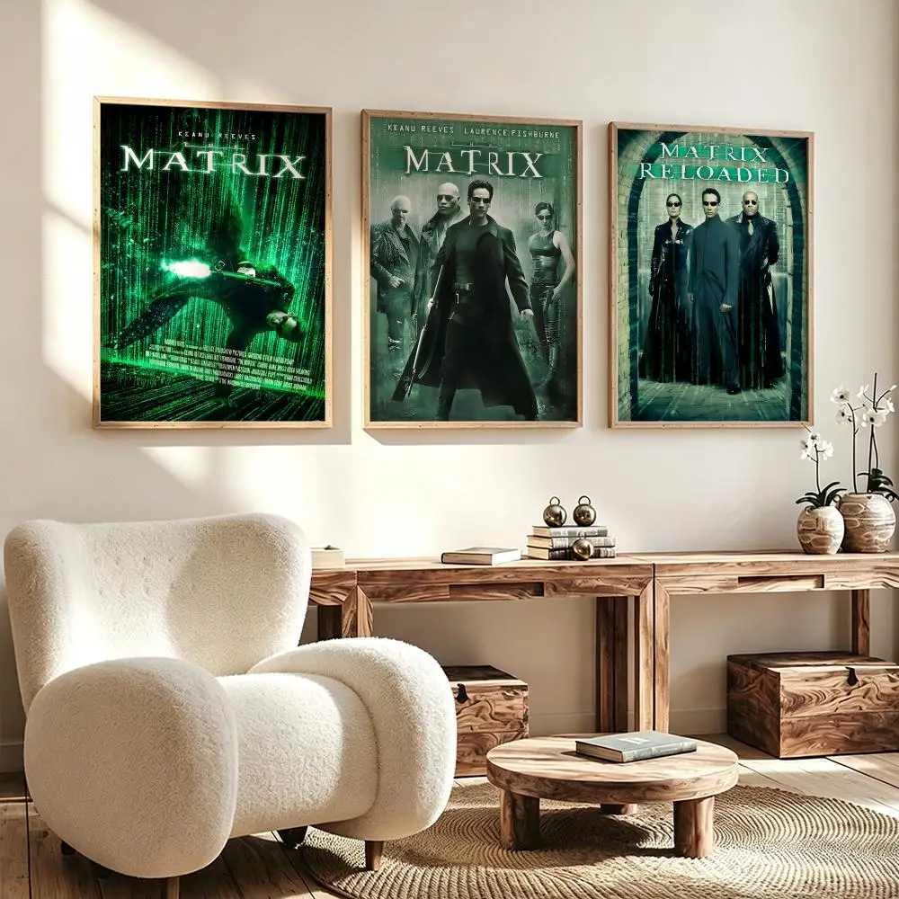 Modern Aesthetic Wall Art Poster movie The Matrix Poster for Office Home Decor Interior Large Wall Picture Print