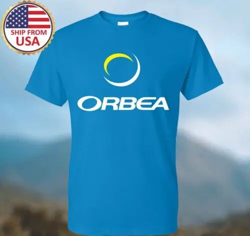 

Orbea Bicycle Bikes Men's Blue T-shirt Size S-3XL