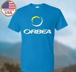 Orbea Bicycle Bikes Men's Blue T-shirt Size S-3XL
