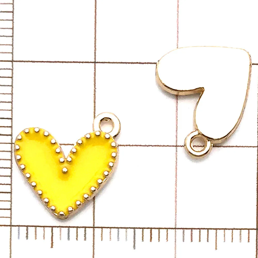 Yellow Sunflower Alloy Charm for Bracelets