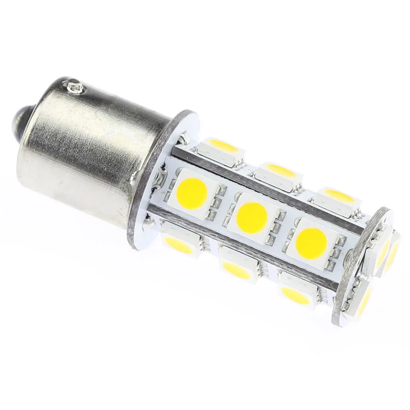 1156 LED BUBL P21W BA15S 12V 24V 18LED 5050SMD BULB vehicle tail lights brake lights reverse lights turn signals side 1pcs/lot