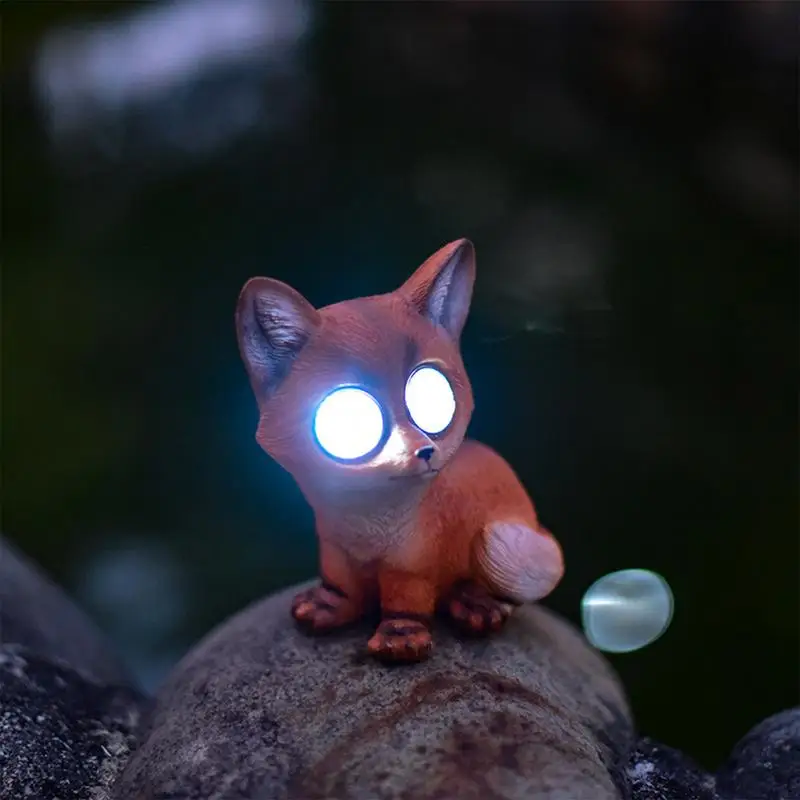 Animal Garden Solar Light Solar Powered Outdoor Figurine Statues Solar Operated Outdoor Animal Sculptures For Patio Balcony