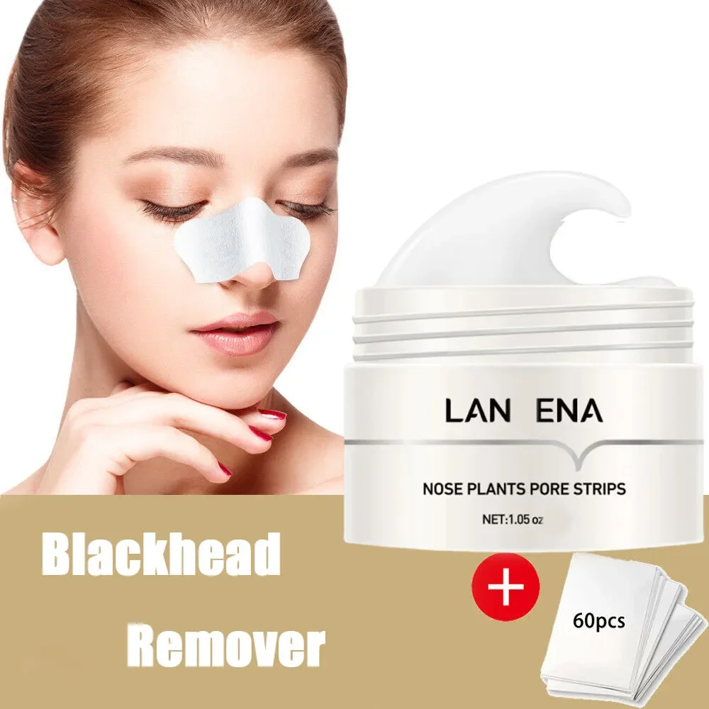 

Blackhead Remover Nose Mask Pore Strip Black Mask Peeling Acne Treatment Black Deep Cleansing Mask Skin Care Shrink Pores