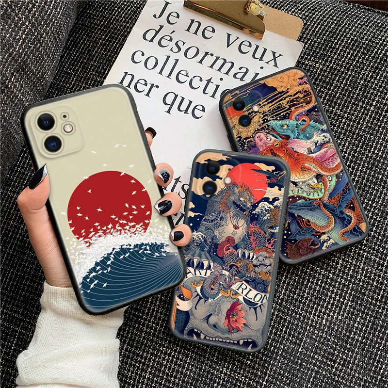 53WS East Asian Mythology Soft Case for Redmi Note 11 11S 10 10T 10 Pro Max 10S 9T 9 9S 8 8T 7 Xiaomi Mi 11 11I 12 12X