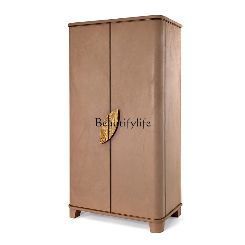 

Nordic Light Luxury Storage Wardrobe Italian Bed & Breakfast Bedroom Storage Cabinet