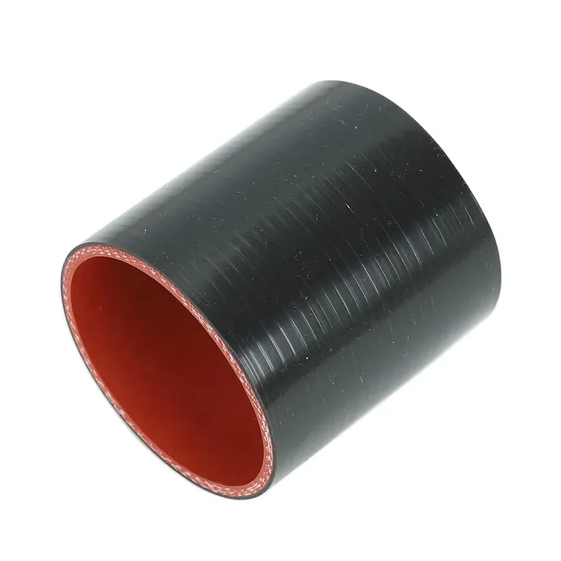 العالمي 2.5 بوصة مستقيم سيليكون مقرنة خرطوم الأنابيب + T-المشبك لتوصيل مستقيم كمية أنابيب المبرد أنابيب أحمر-أسود #5