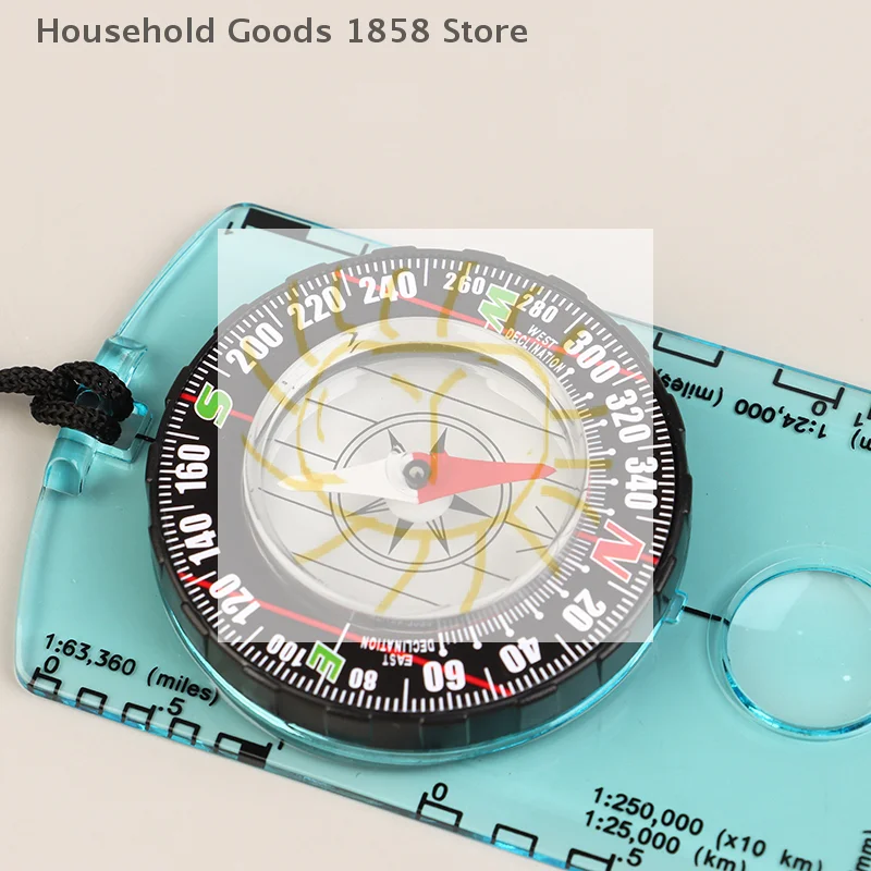 1pcs Outdoor Waterproof Professional Camping Compass Hiking Backpack Directional Compass Best Survival Gift For Map Reading