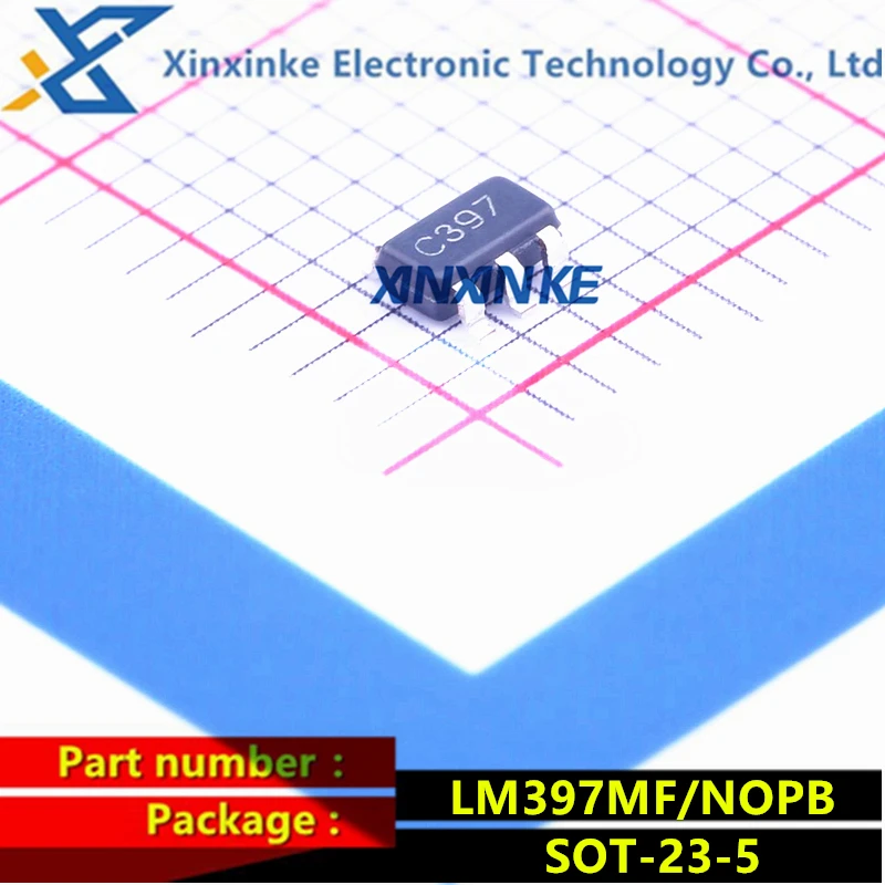 10PCS LM397MF/NOPB SOT-23-5 Mark:C397 Analog Comparators SGL GEN PURP VLTG เครื่องเปรียบเทียบแรงดันไฟฟ้ายี่ห้อใหม่เดิม