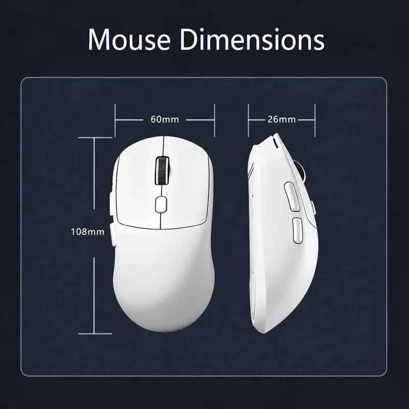Portable 2.4G USB Wireless Mouse 6‑Key Ergonomic Mice Multiple Colors For PC Laptop Notebook Office Home Gaming Use