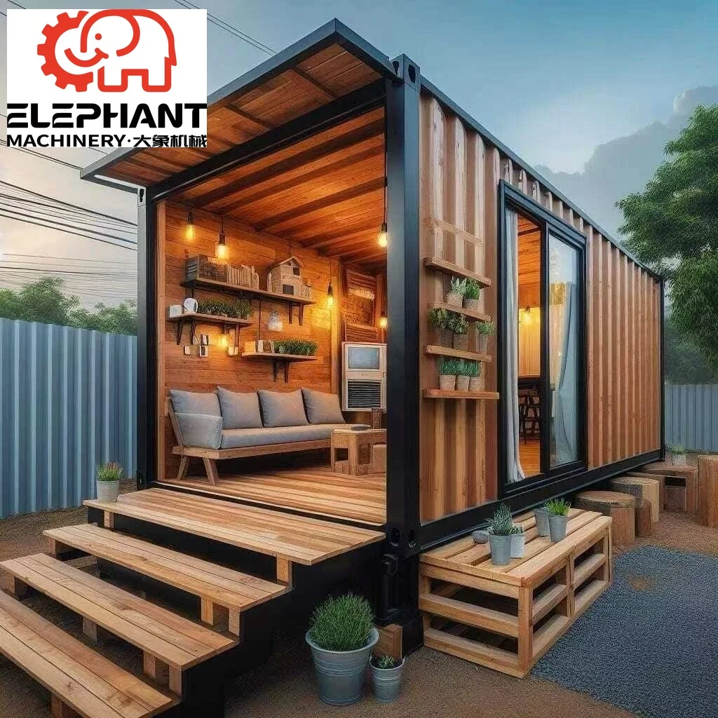 Cymdiin Light Steel Frame Modular Container Prefabricated Mobile Renovation House Chinese Design Steel Structure Building