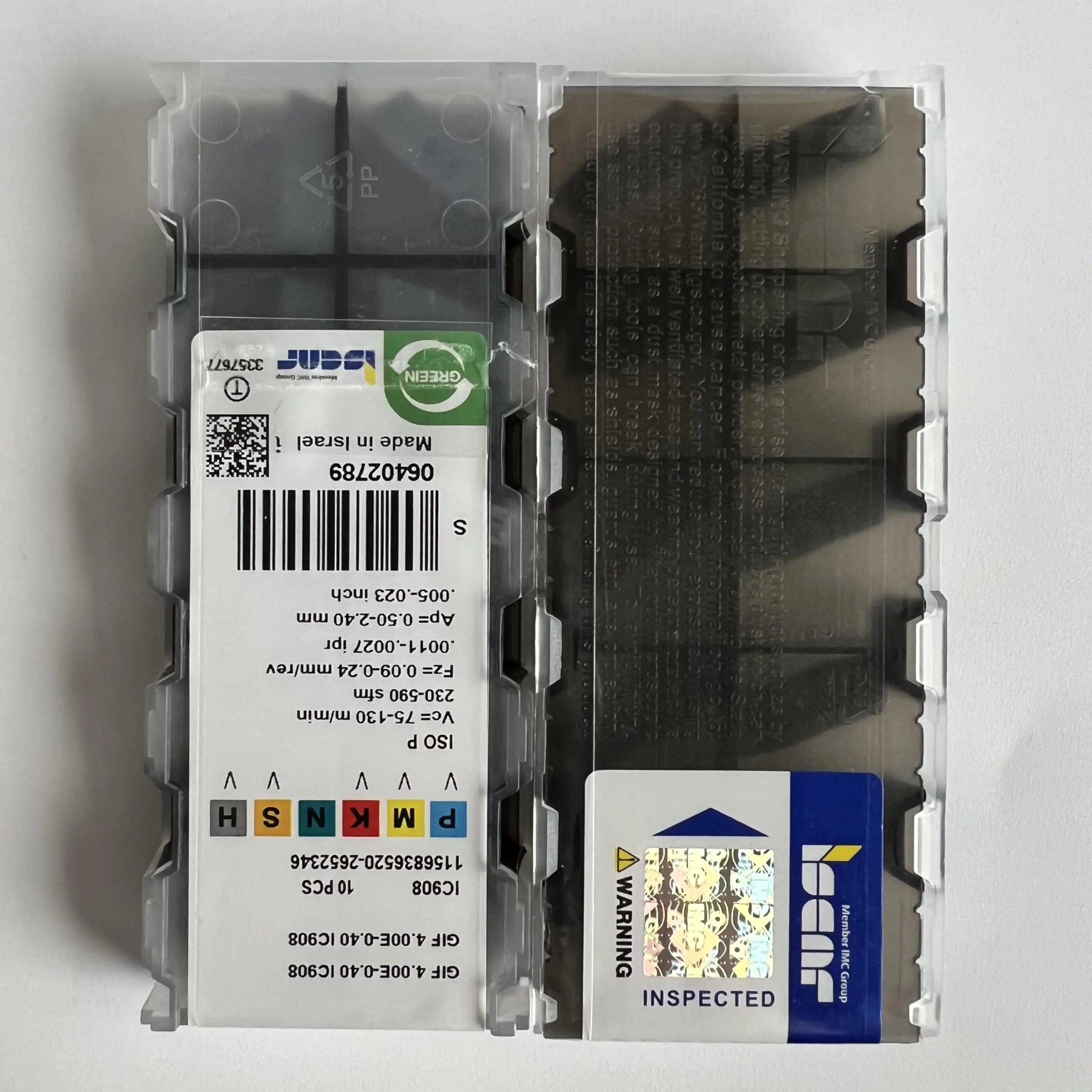 

Original blade GIF4.00E-0.40 IC908 /Carbide CNC Blade 10 Pieces