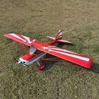 OMPHobby Balsa Airplane Super Decathlo n 55 Inch  ARF Version Easy to Fly Remote Control Support 3D Flight RC Airplane