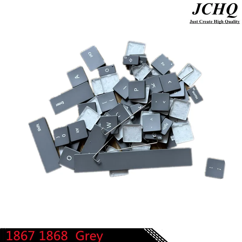 JCHQ Original Keycaps For Microsoft Surface Laptop 3 4 1867 1868 1872 1873 Black /Grey Replacement Kercap  Us