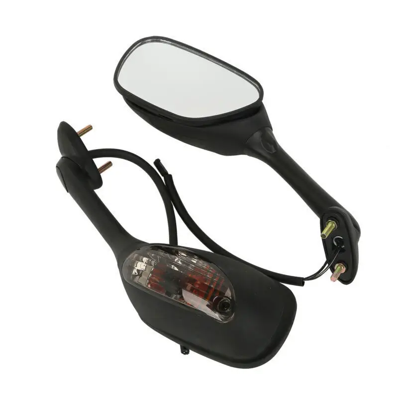 Rearview Mirrors w/ Turn Signal Fit For Suzuki GSXR 1000 GSXR600 GSX-R 750 06-24