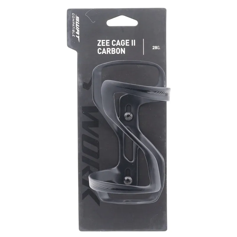 ZEE CAGE II-Porte-bouteille de vélo en fibre de carbone, cages de vélo, pièce d\'équipement de subvention, 28g