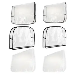 Funda trasera para silla de salón, funda transparente para respaldo de peluquería, equipo de belleza, silla de estilismo multiusos resistente