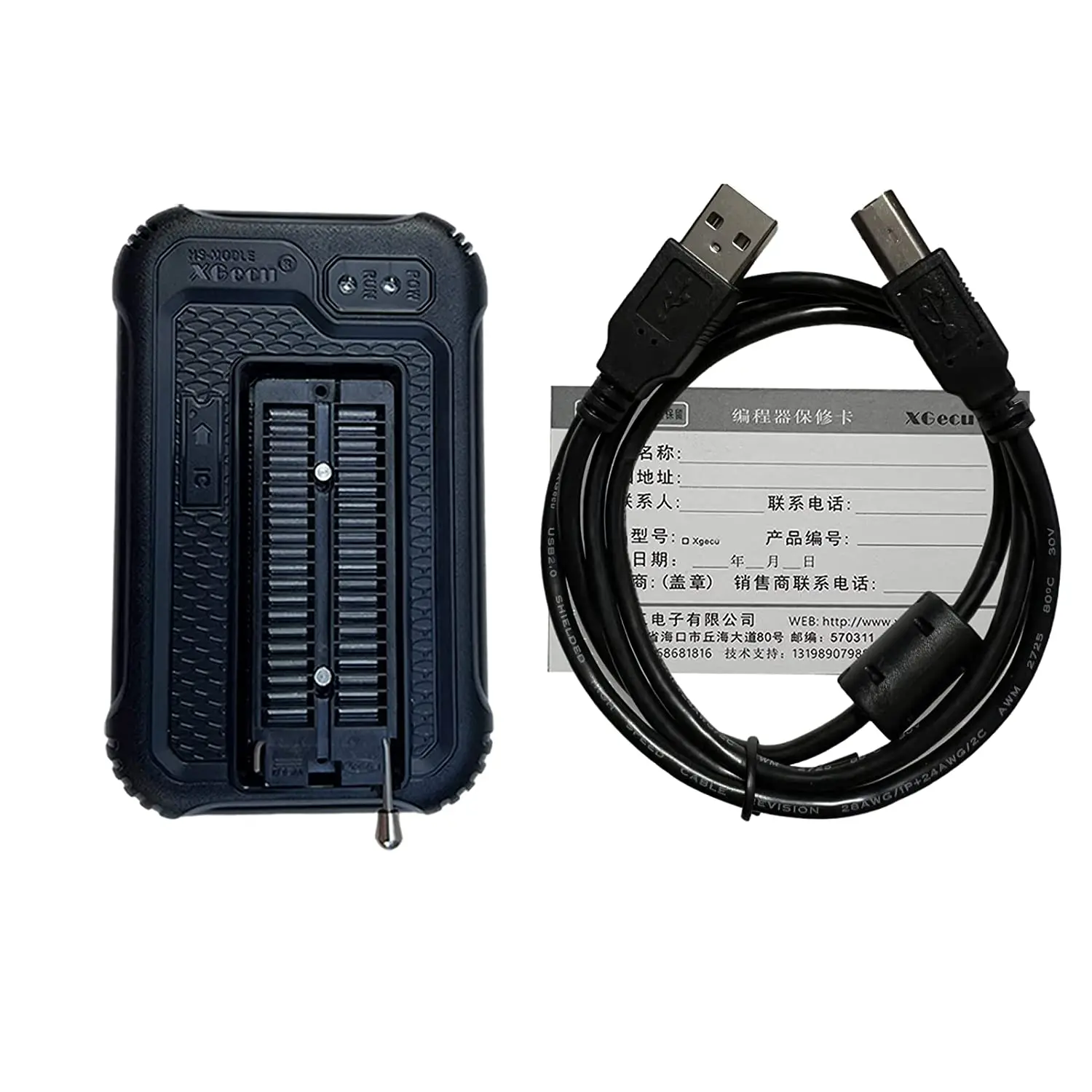 USB Universal Programmer TL866II Updated Version T48 Flash Programmer for EEPROM Flash 8051 AVR MCU GAL PIC with 10 Adapter