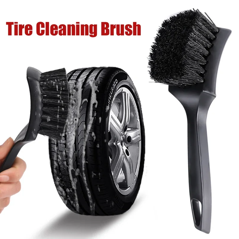 Car Tire Brush Wheel Hub Cleaning Tools Truck Motorcycle Tyre Rim Scrubber Brushes Auto Detailing Washing Brush Accessories