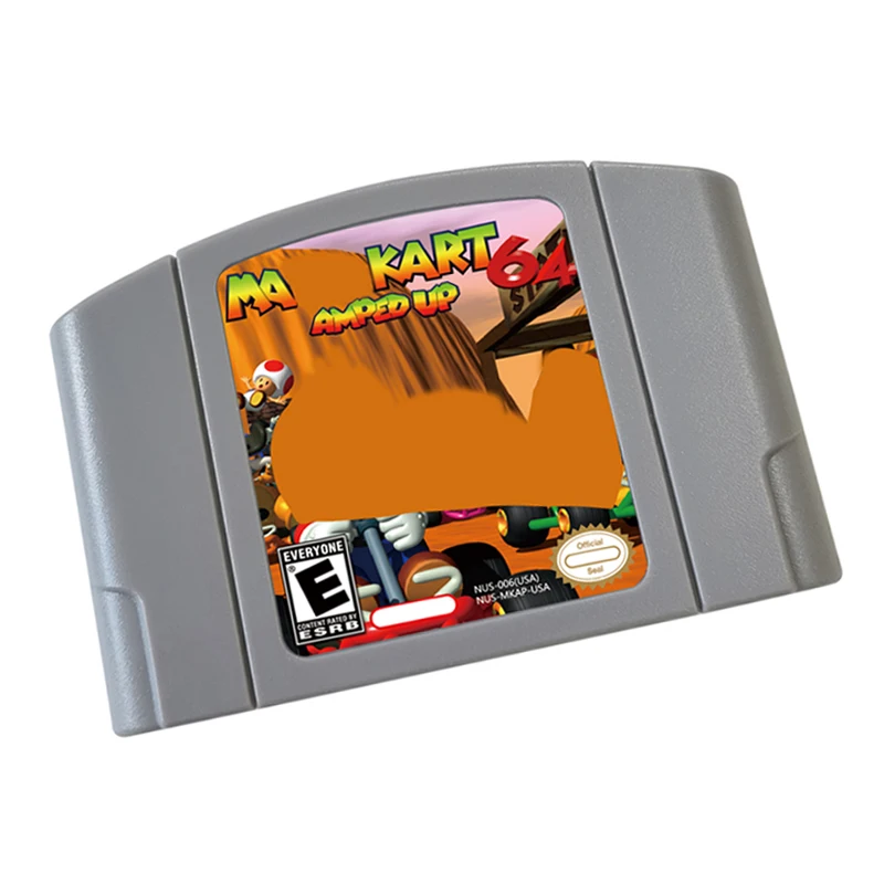 Mar Kart Amped_Up_v2.94 cartouche de jeu vidéo 64 bits Version américaine pour Console de jeu N64