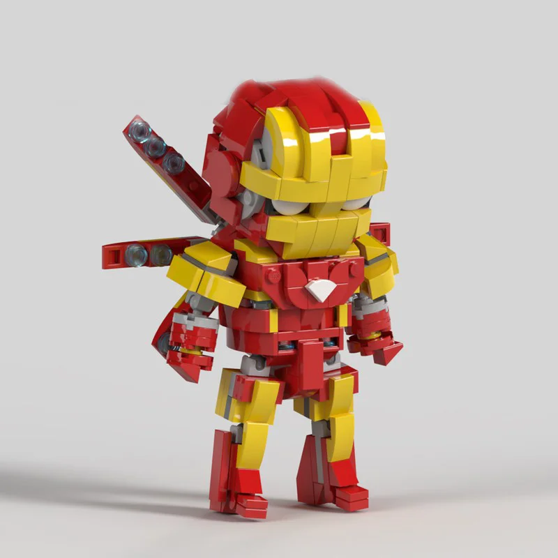 

357 шт., супергерои MOC Irones Manss Mark 85, поставляемая фигурка, обучающие строительные блоки «сделай сам», игрушка для детей, подарок на день рождения
