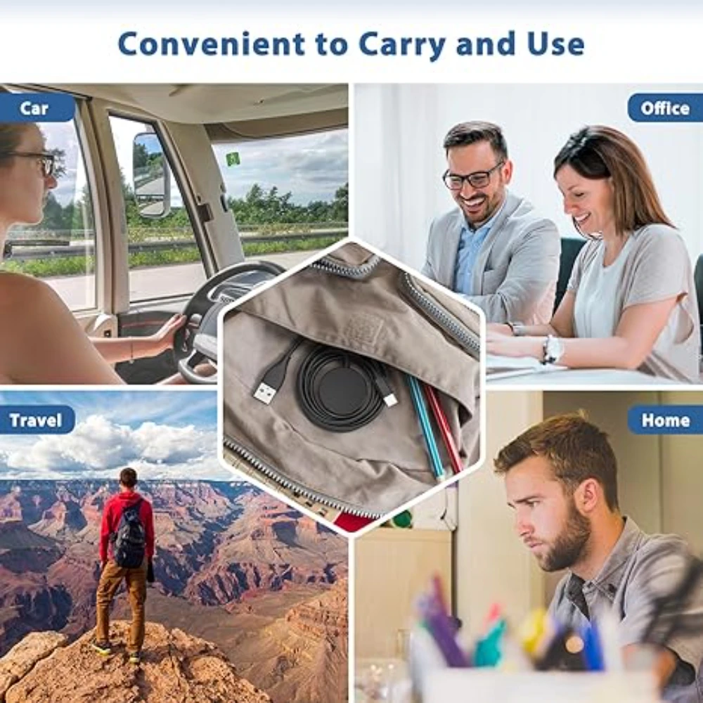 شاحن 2 في 1 لساعة Samsung Galaxy Watch 4/3/Active 2/Active USB كابل شحن بديل لشاحن الساعة الذكية #6