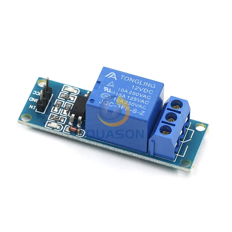 1 Channel 12V relay module with optical coupling isolation relay MCU expansion board high / level trigger