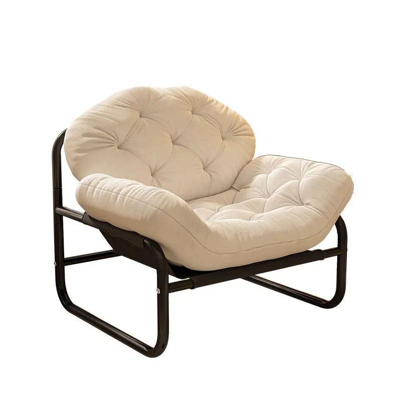 Single sofa chair, simple light luxury wabi chair, living room lounge chair