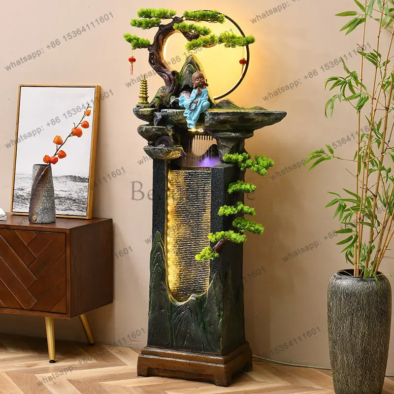 New Chinese rockery flowing water fountain circulating water living room ornament