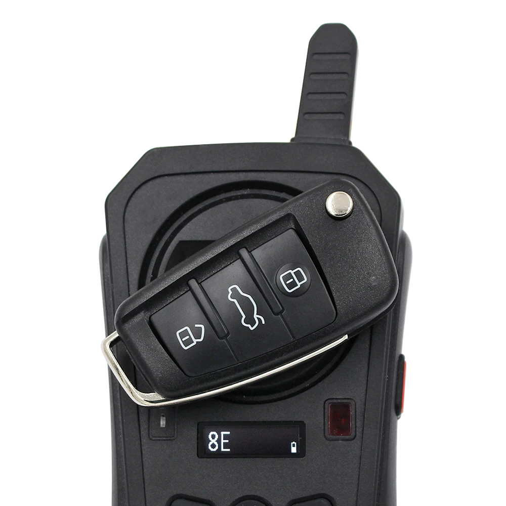 315/433/868MHz 8E0837220Q 8E Electronic Chip 8E0 837 220 Q/M/T/R Af Flip 3 Button Remote Car Key Fob For Audi A6L Q7