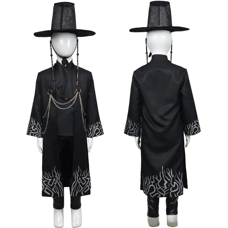 

Anime Boys Role Play Props Party Cosplay Set for K-POP: Demon Hunters Boys Jinu Halloween Role Play Party Cosplay Costume Outfit