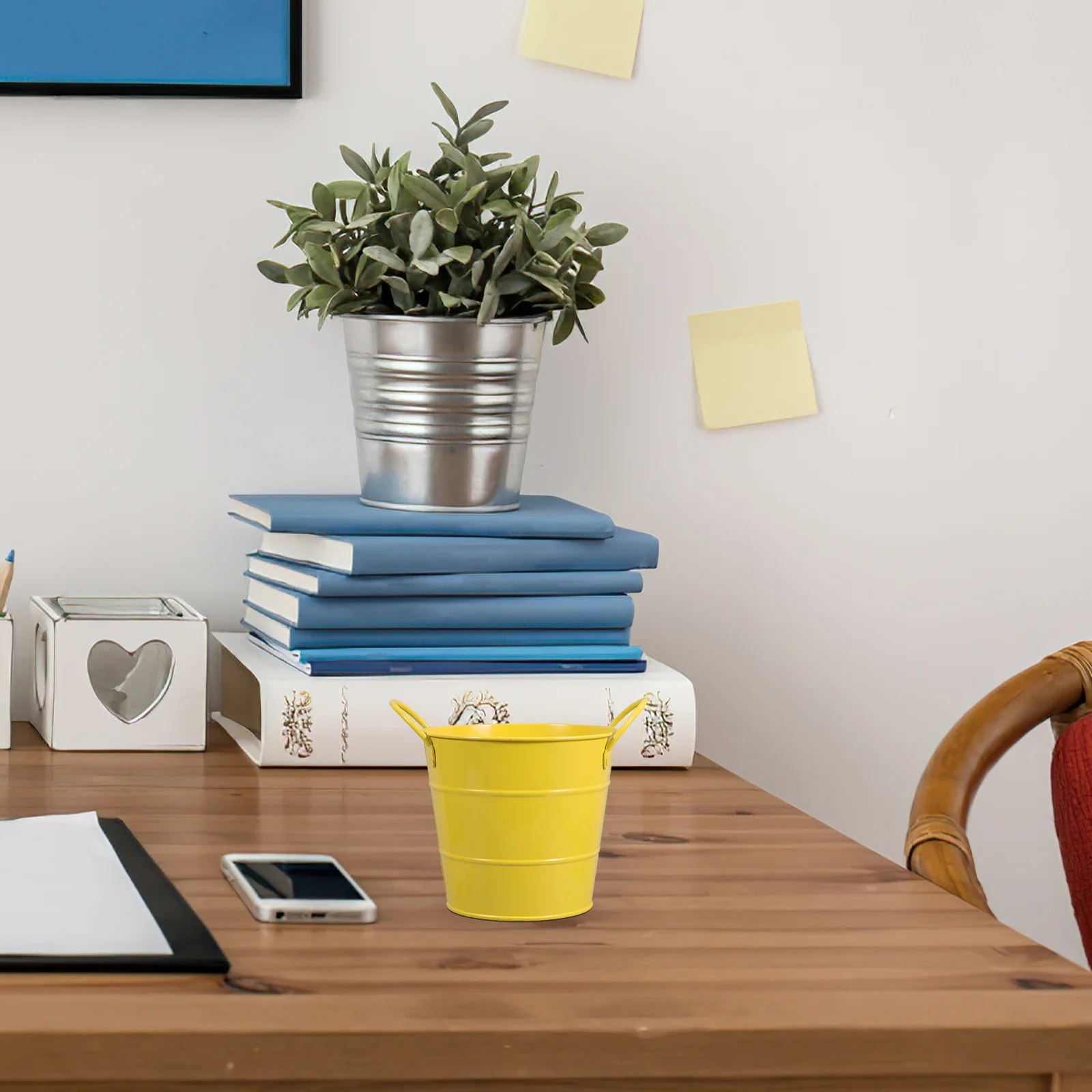 

Small Iron Desktop Trash Can Narrow Mini Dustbin Office Garbage Can Pencil Holder Storage Bucket Black Iron Bucket