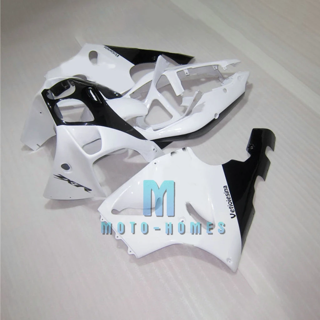 Customizable Fairing Kit For Kawasaki Ninja ZX7R Black White Fairings Set 1996 1997 1998 1999 2000 2001 2002 ZX 7R Rebuild Bike view 2