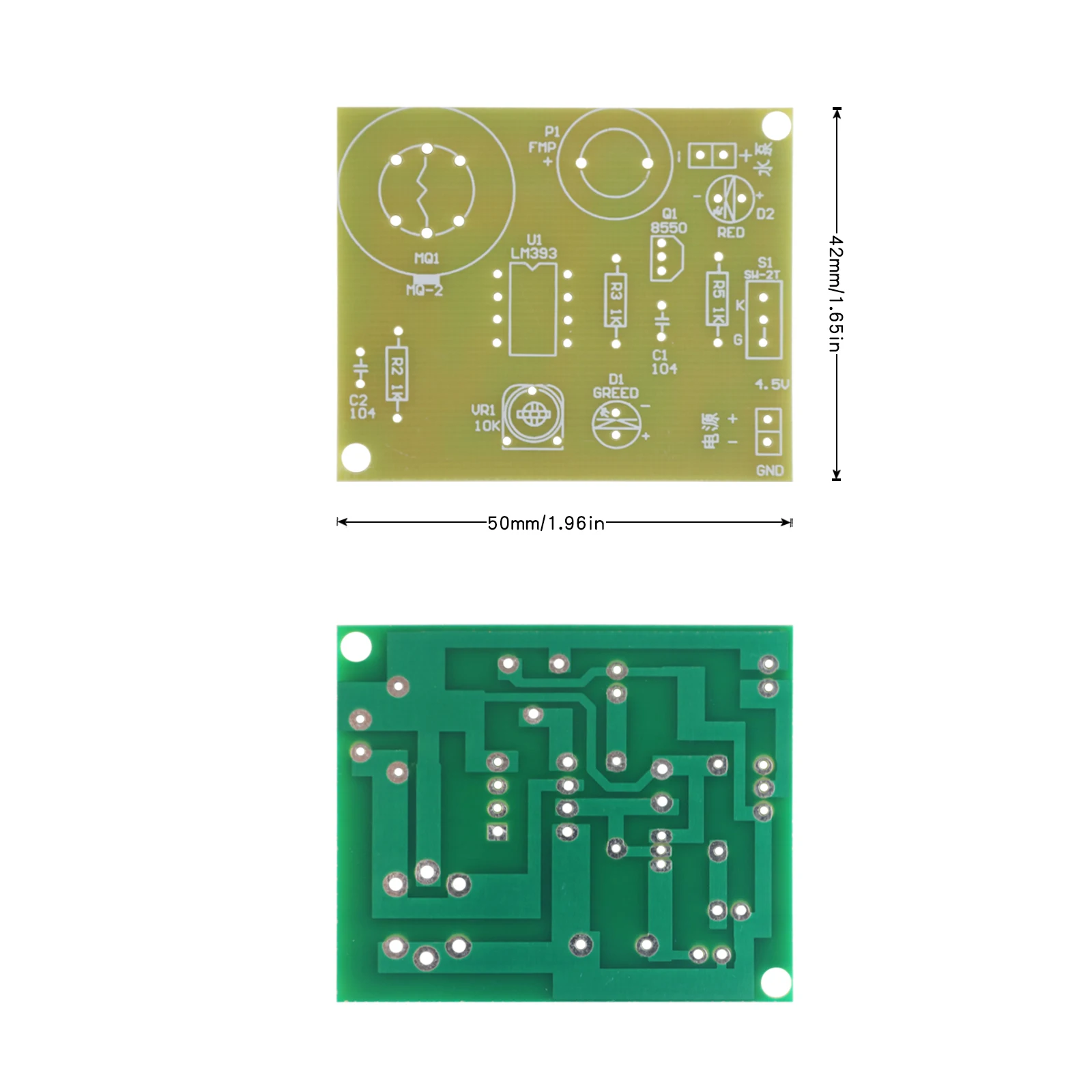 DIY elektronisches Kit MQ-2 Rauchgas alarm schädlicher Gassen sor Alarm Kit DIY Löt projekt zum Lernen