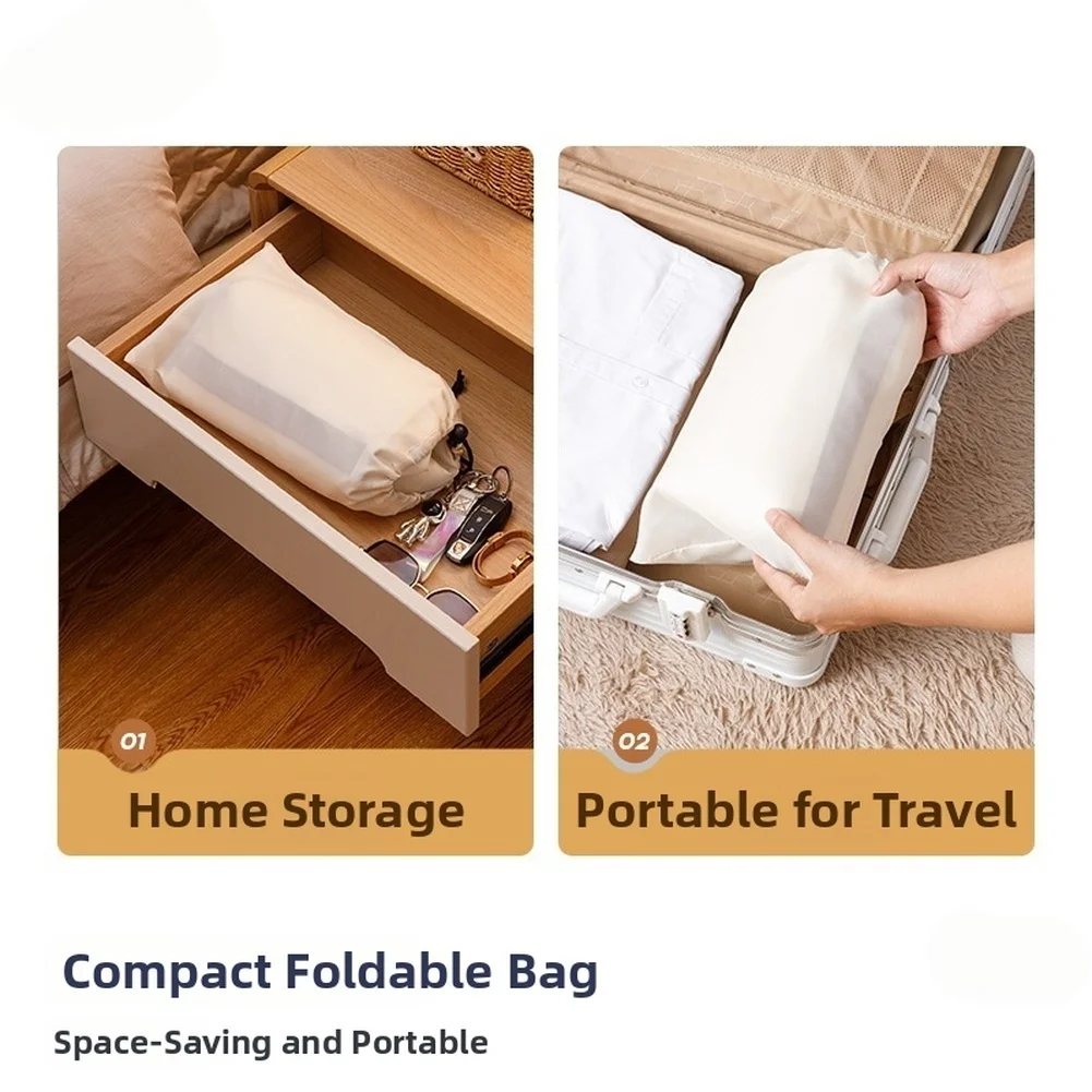Collapsible Foot Bath with Lid for Adults Portable Foot Soaking Bag Designed for Travel with Heat Retention and Build