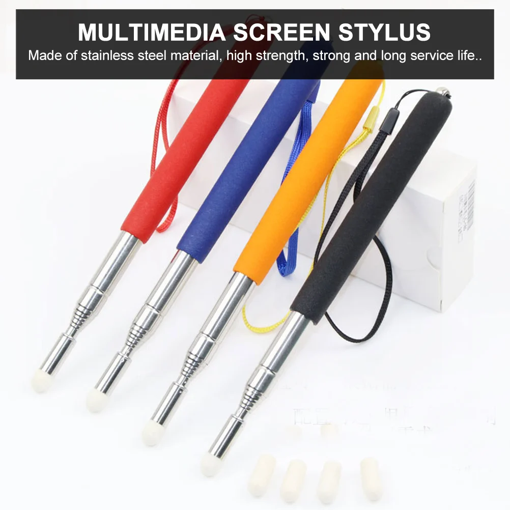 Retractable Pen Stylus Holder Holders Whiteboards Telescopic Pointer Conference Teaching Assisted Tool Screen