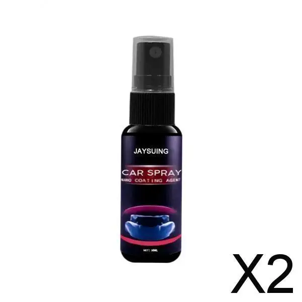 2xCar Scratch Remover Ceramic Crystal Coating Nano Spray for Scrapes 50ML