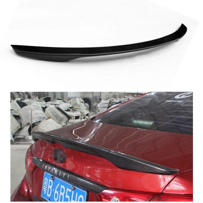 

High Quality New Design Carbon Fiber Car Spoiler For Infiniti Q50 2014+ Boot Rear Spoiler