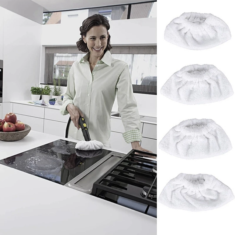 Karcher Easyfix Microfibra Cover Set, Steam Cleaner, Bico de Mão, SC1, SC2, SC3, SC4, SC5, 8 pcs