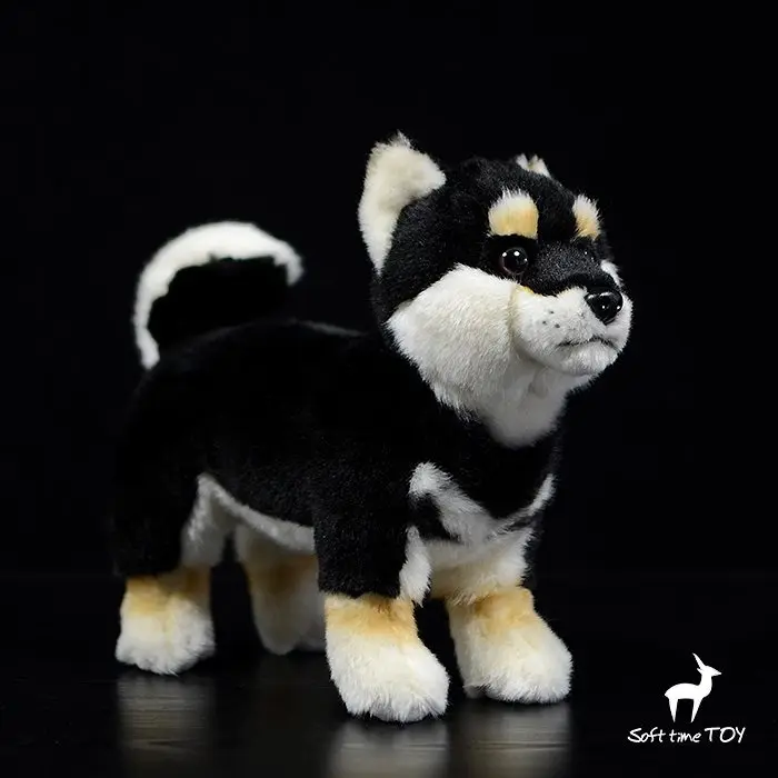 Shiba Inu,Realistic Black Shiba Inu,Standing Dog Knickknack,nicknack,Small ornaments and miniature models