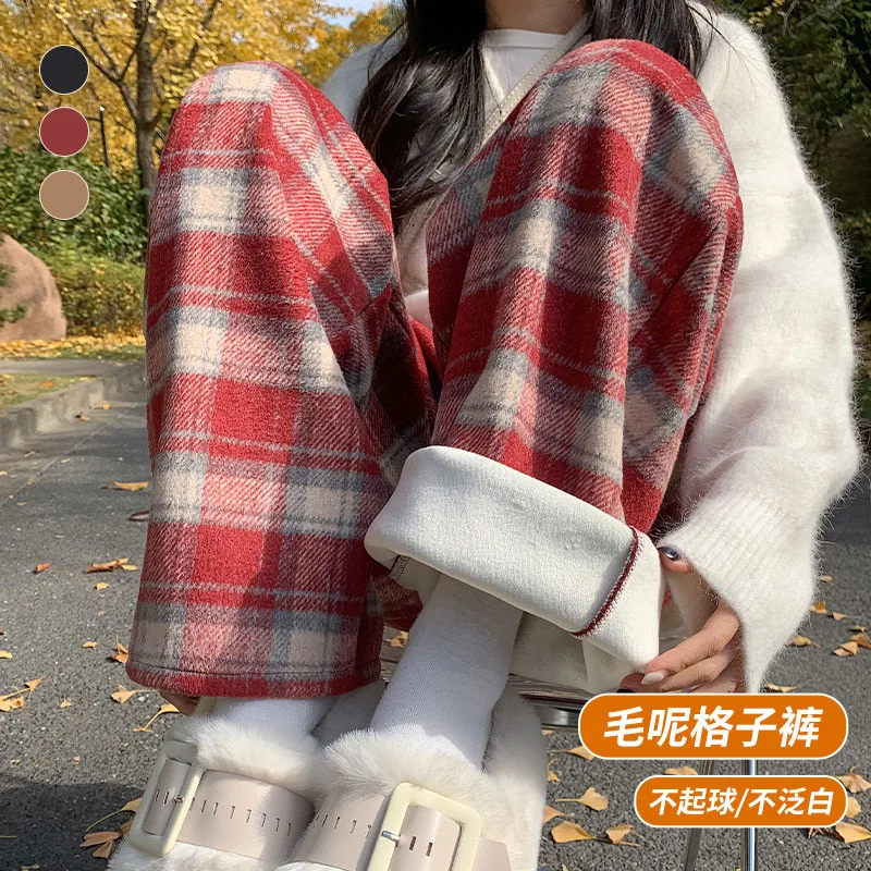 Wide Leg Pants Performance Womens Spring Washable Pleated Full-Length Campus Embroidered Sequins Sashes Draped Waistband Gift OL