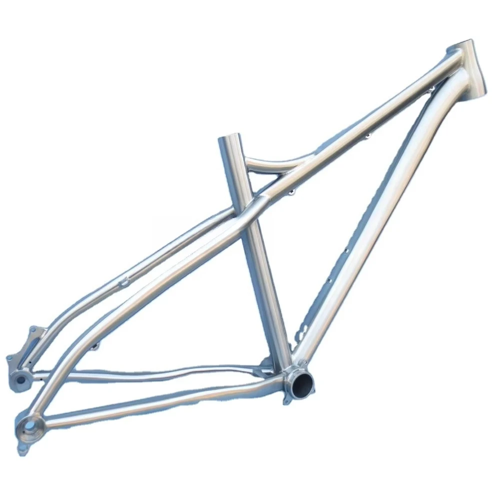 G.R9 Titanium 29ER MTB Frame with 44mm Integrated Headtube,Belt Drive Splitter and Rohloff Sliding Dropouts