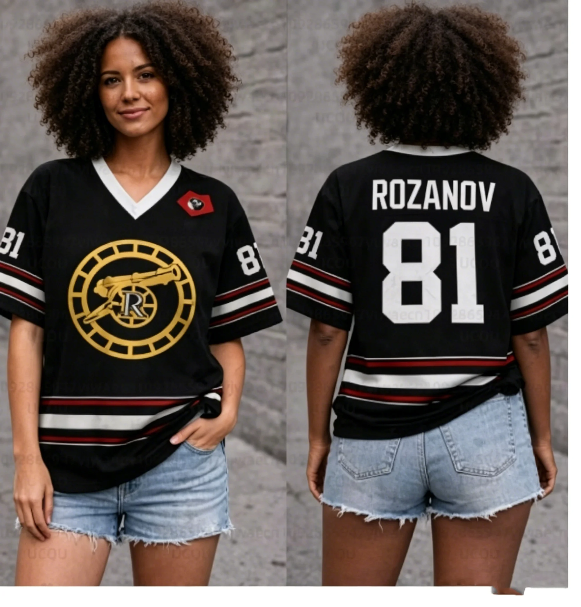Neues beheiztes Rivality-Hockey-Trikot für Herren und Damen, kurzärmeliges T-Shirt, Rozanov HOLLANDER, kurzärmeliges T-Shirt, Unisex-Oberteile