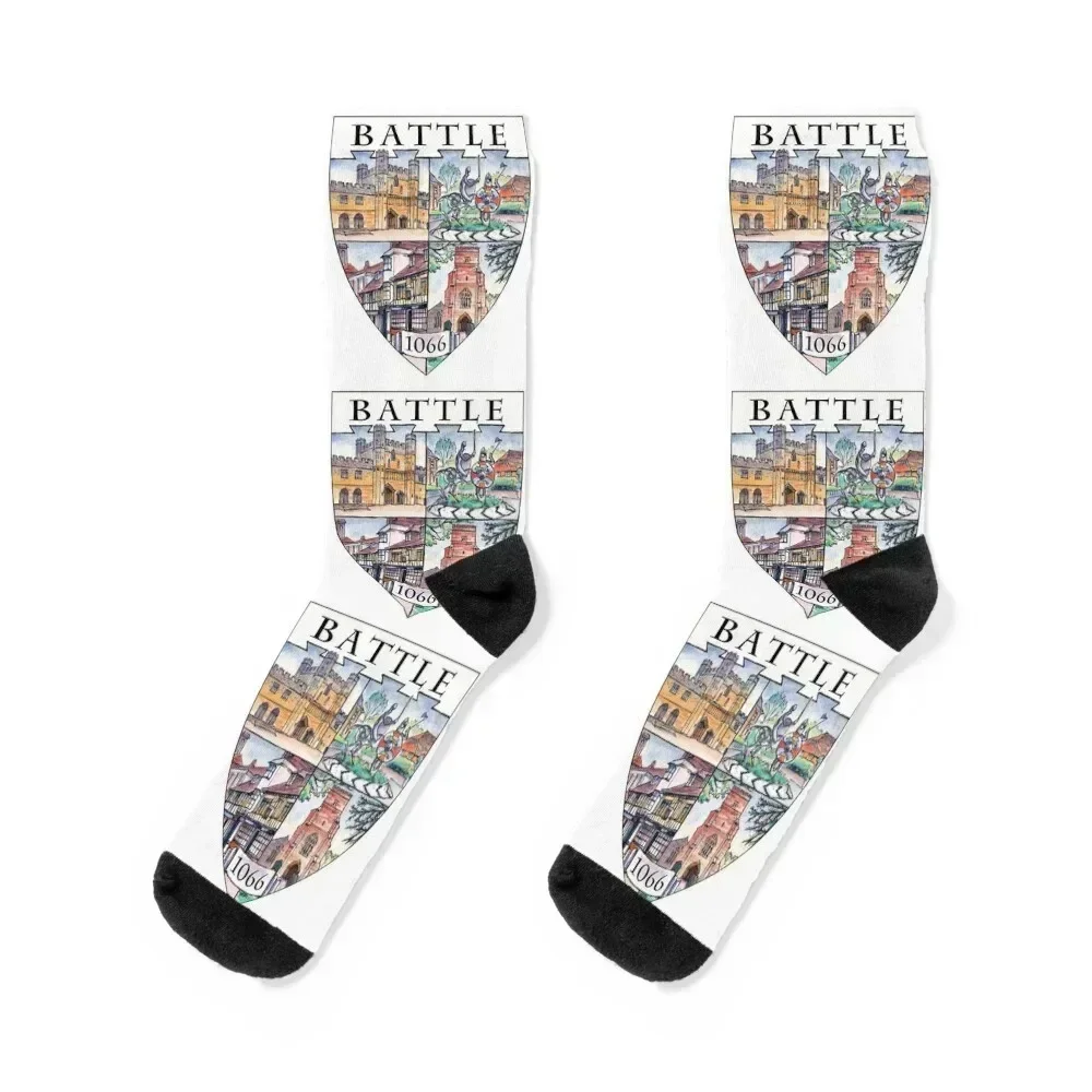 

Battle 1066 Socks christmass gift cool Run anti slip football Socks Girl Men's