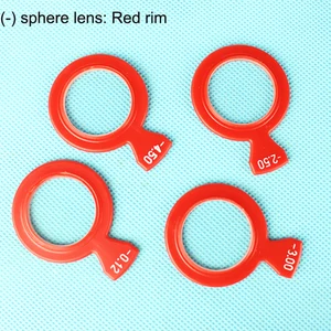 1pc PRI13.00D PR20.00D Prism 0,50 10 10 optische Ophthalmie -Objektivurteilsurkunde Testlinse Kunststoff Set Randdurchmesser 26 mm Haupt -Ophthalmie -Objektive mit Prisma - №4