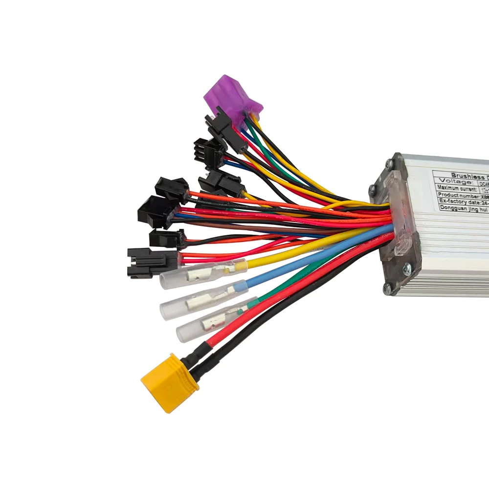 Image of Nulkomma Bürstenloser Motorcontroller JH4AZ1998DZXW 48V 12A für E-Bike Elektroroller MTB Zubehör Geschwindigkeitsregler
