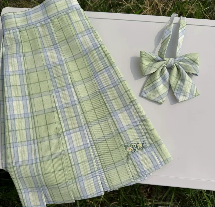 

Gothic Harajuku Girl Plaid Skirt Japanese Half Skirt Student JK Original Plaid Skirt