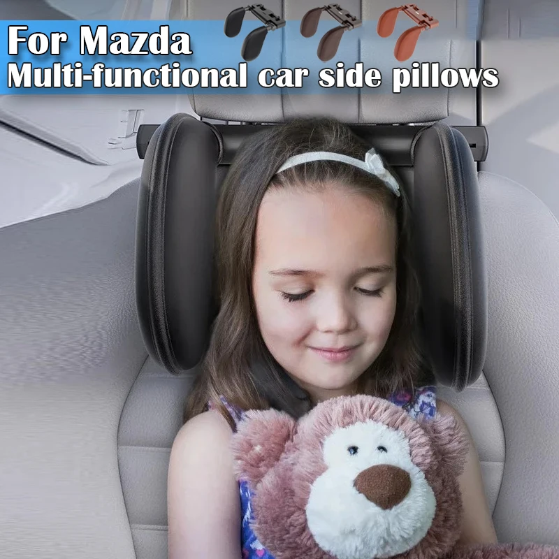 

Car Headrest Pillow 360° Adjustable Sleeping Head Neck Support PU U-Shaped Seat Rest Pillows For Mazda CX-30 CX30 DM 2019-2025