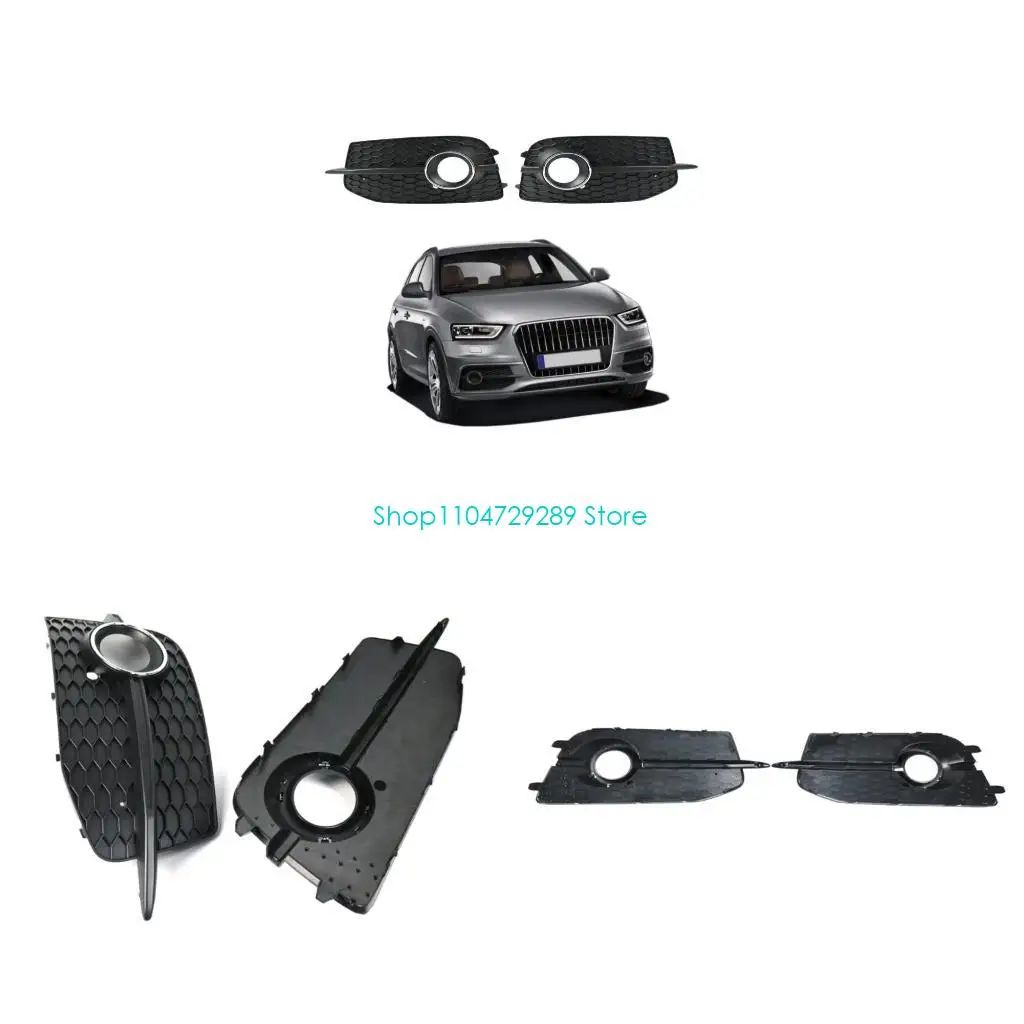 

Решетка переднего бампера для Q3 2012-2014 SLine 8U0807682D 8U0807681D Решетки левого/правого бампера Противотуманные фары Накладка на рамку