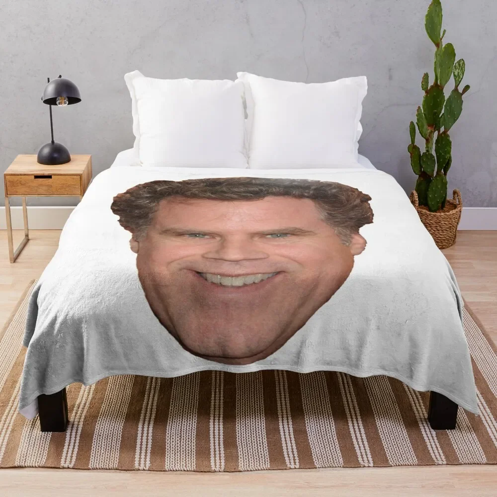 Will Ferrell Throw Blanket Fluffy Softs Furrys Decoratives blankets and throws Blankets